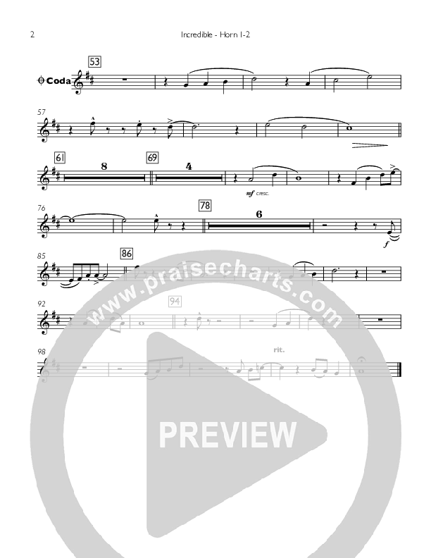 Incredible French Horn 1/2 (Concord Worship / Mike Haight)