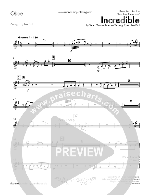 Incredible Oboe (Concord Worship / Mike Haight)