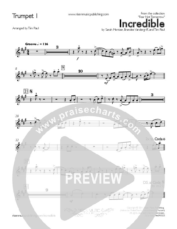 Incredible Trumpet 1 (Concord Worship / Mike Haight)