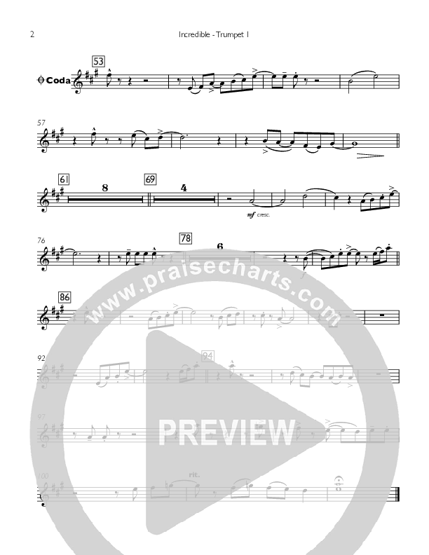 Incredible Trumpet 1 (Concord Worship / Mike Haight)