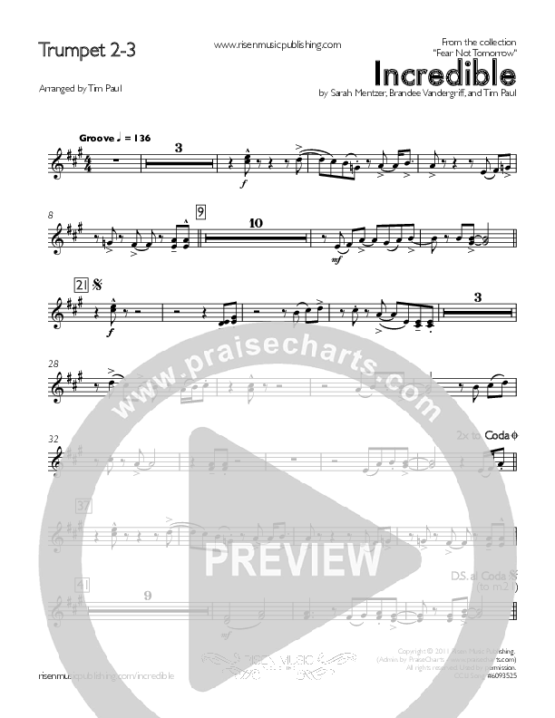 Incredible Trumpet 2/3 (Concord Worship / Mike Haight)