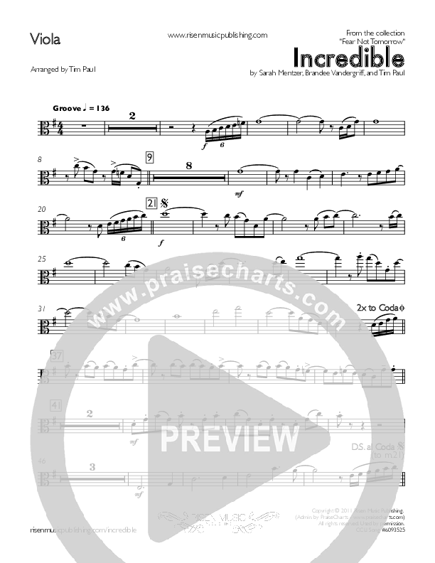 Incredible Viola (Concord Worship / Mike Haight)