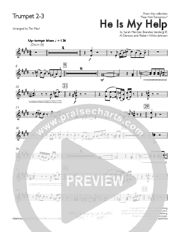 He Is My Help Trumpet 2/3 (Concord Worship / Michael O'Hara)