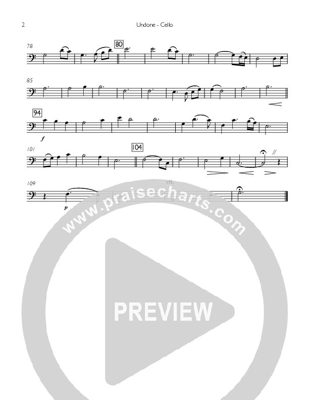 Undone Cello (Concord Worship / Julie Elias)