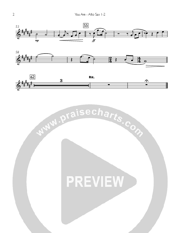 You Are Alto Sax (Concord Worship / David Wise / Sarah Mentzer)