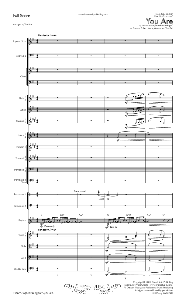 You Are Orchestration (Concord Worship / David Wise / Sarah Mentzer)