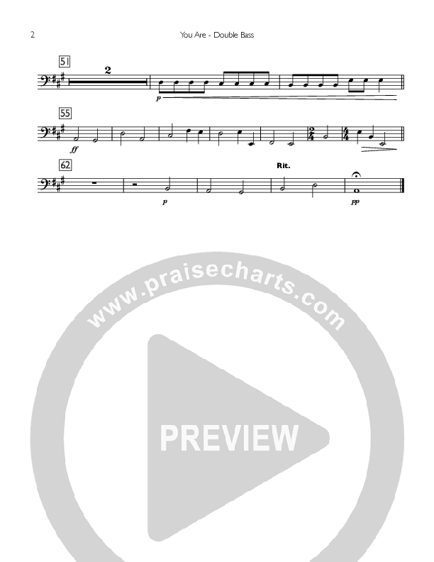 You Are Double Bass (Concord Worship / David Wise / Sarah Mentzer)