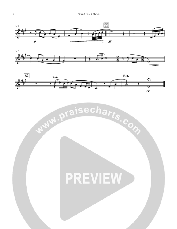 You Are Oboe (Concord Worship / David Wise / Sarah Mentzer)