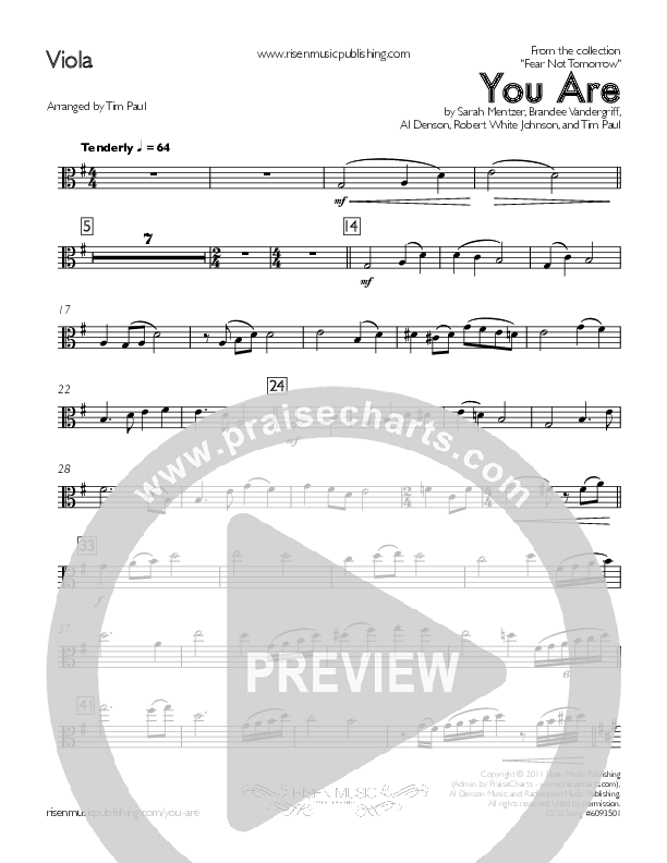 You Are Viola (Concord Worship / David Wise / Sarah Mentzer)