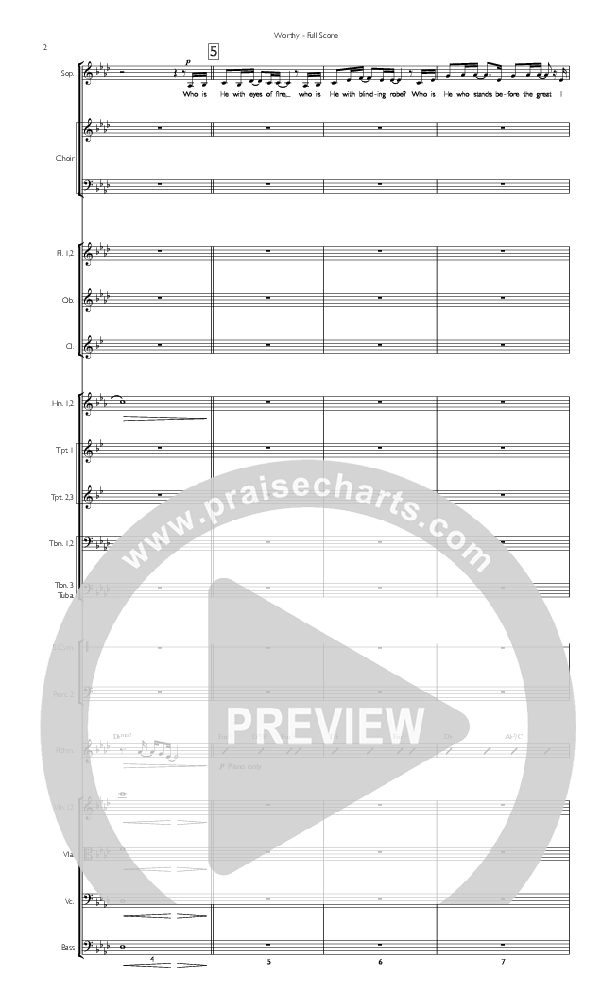 Worthy Conductor's Score (Concord Worship / Destiny Rambo McGuire)