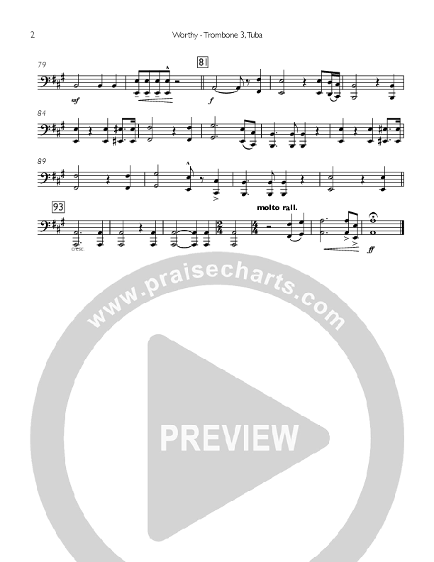 Worthy Trombone 3 (Concord Worship / Destiny Rambo McGuire)