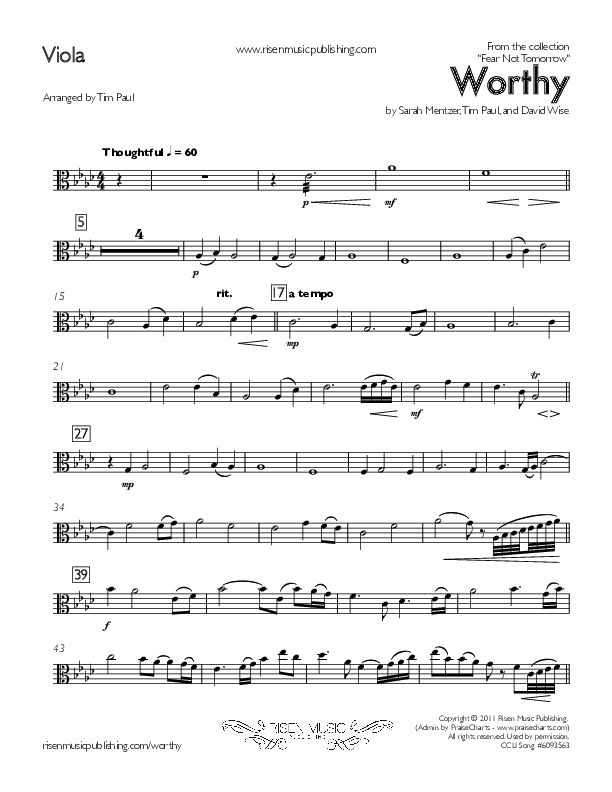 Worthy Viola (Concord Worship / Destiny Rambo McGuire)