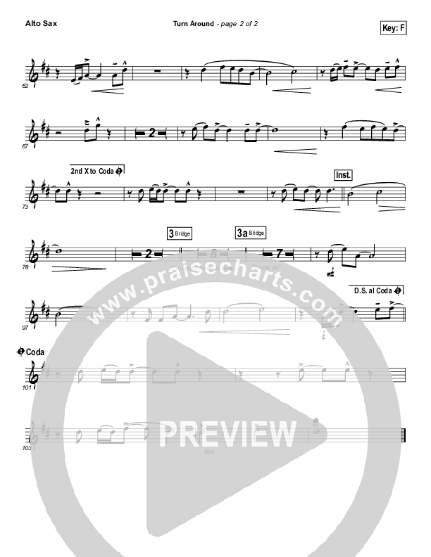 Turn Around Alto Sax (Matt Maher)