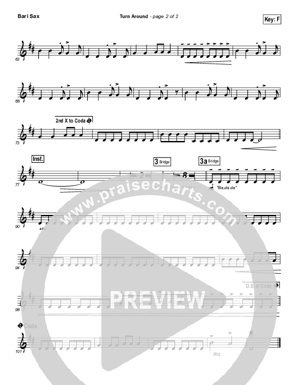 Turn Around Bari Sax (Matt Maher)