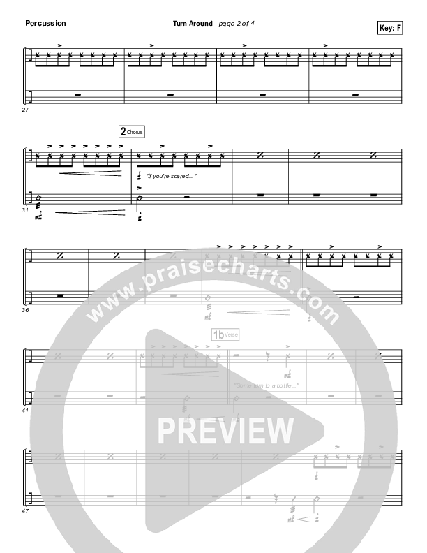 Turn Around Percussion (Matt Maher)