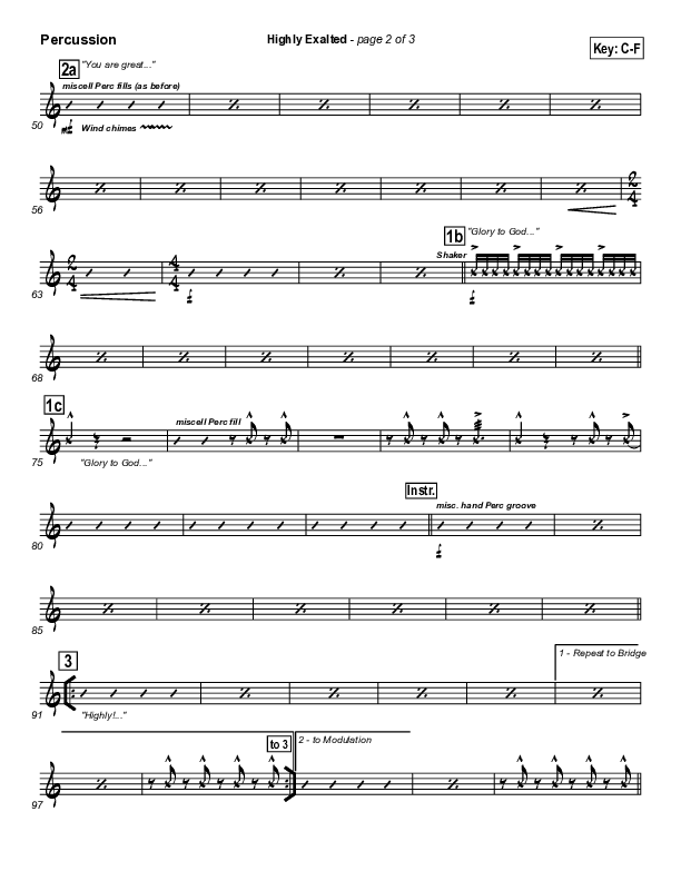 Highly Exalted Percussion (Lakewood Church)