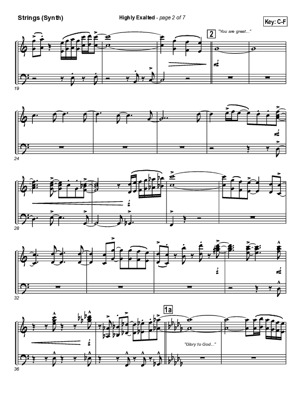 Highly Exalted Synth Strings (Lakewood Church)