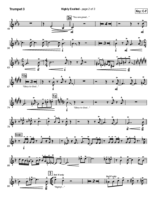 Highly Exalted Trumpet 3 (Lakewood Church)