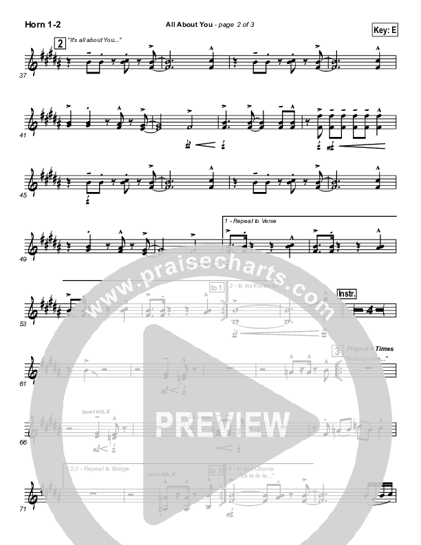 All About You Brass Pack (Lakewood Church)