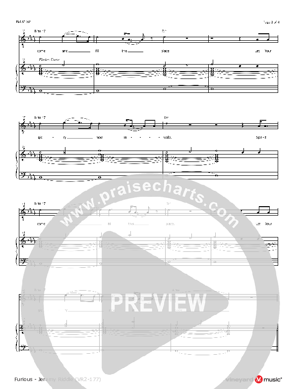 Fall Afresh Piano Sheet (Jeremy Riddle)