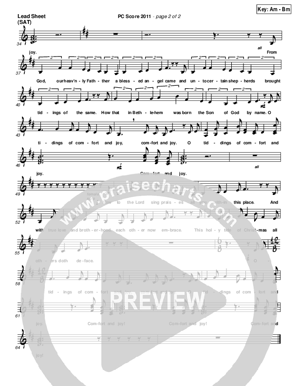 God Rest You Merry Gentlemen Lead Sheet (SAT) (John Parker / Jay Parker)