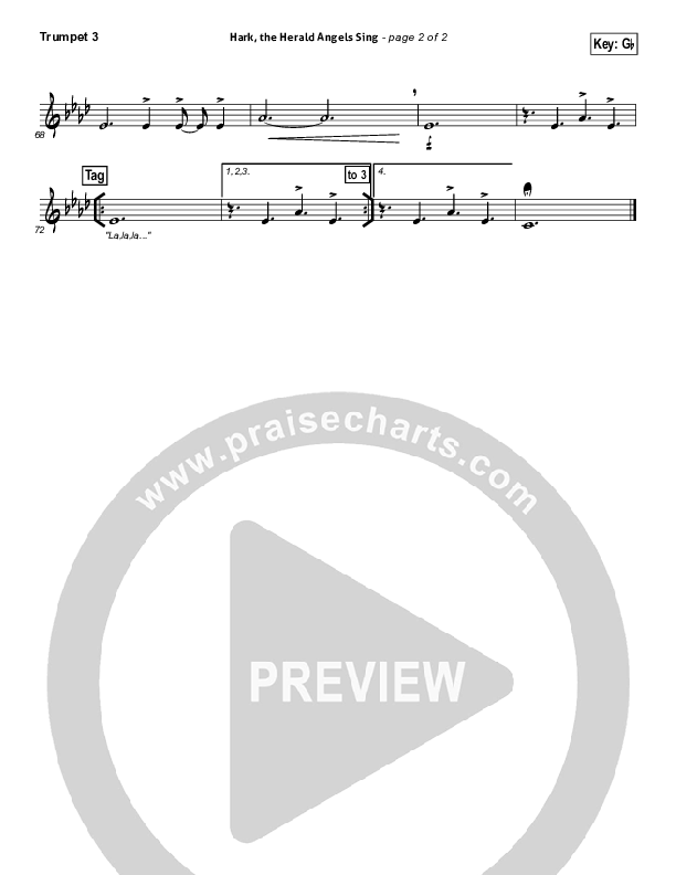 Hark The Herald Angels Sing Trumpet 3 (Matt Maher)