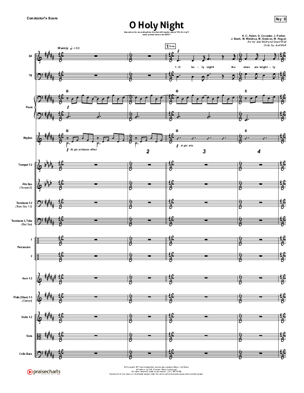 O Holy Night Orchestration (David Crowder)