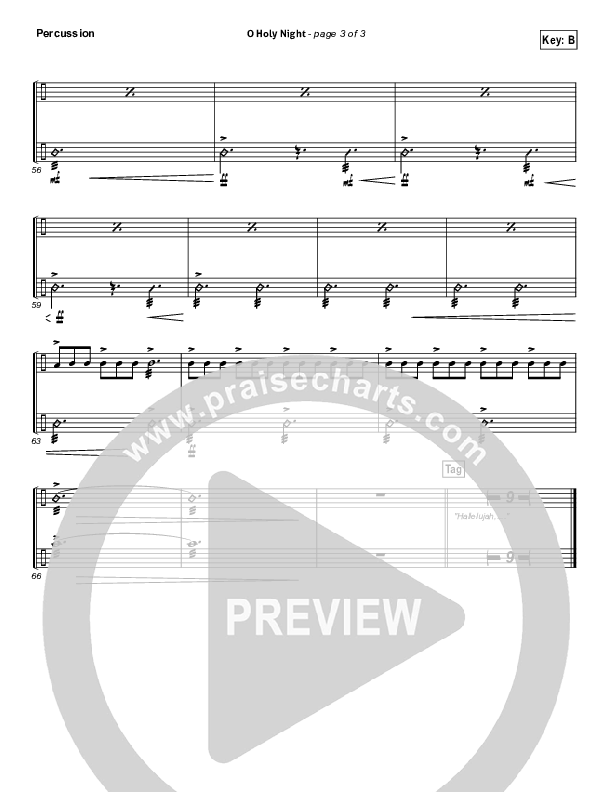 O Holy Night Percussion (David Crowder)