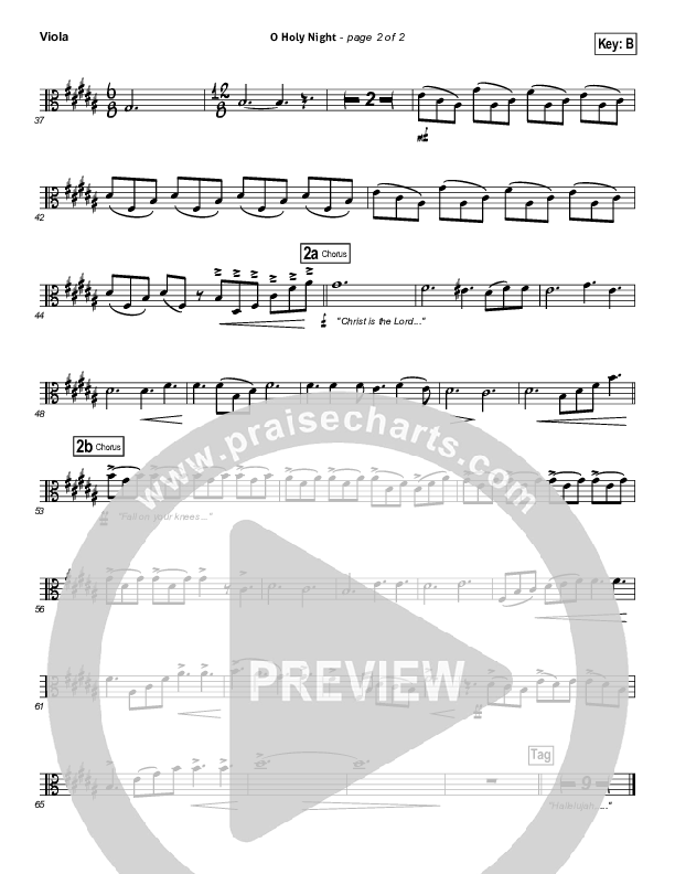 O Holy Night Viola (David Crowder)