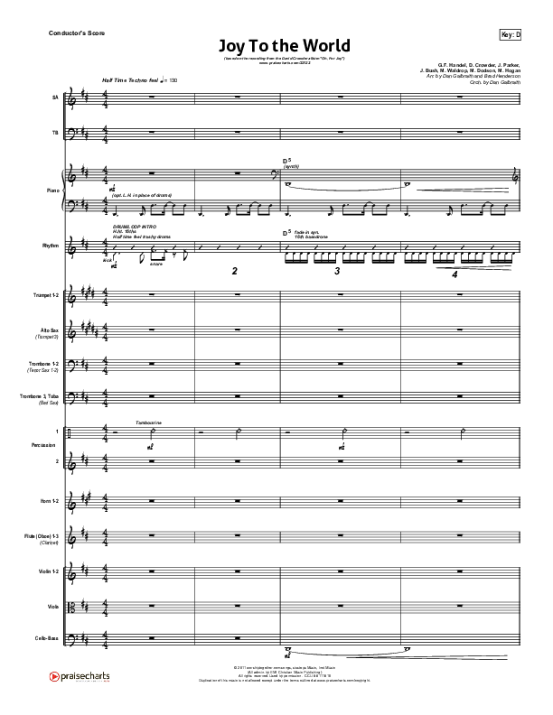Joy To The World Orchestration (David Crowder)