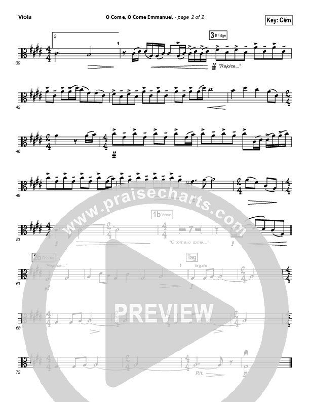 O Come O Come Emmanuel Viola (David Crowder)