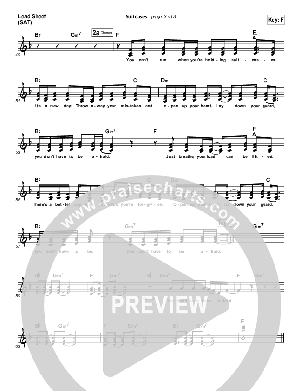 Suitcases (Dara Maclean) PraiseCharts