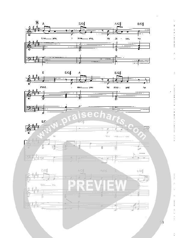 Forever My Friend Lead Sheet (Kelly Carpenter)