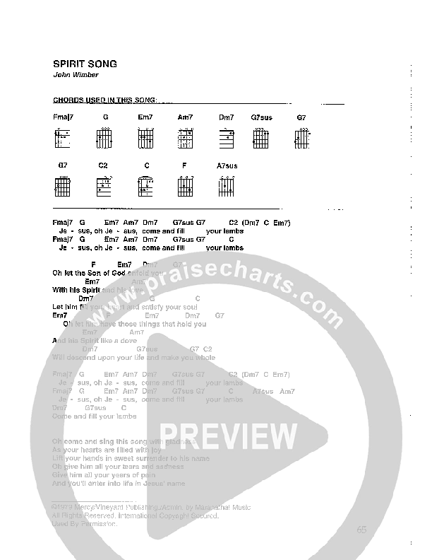 Change My Heart Oh God Chord Chart (Vineyard Worship)