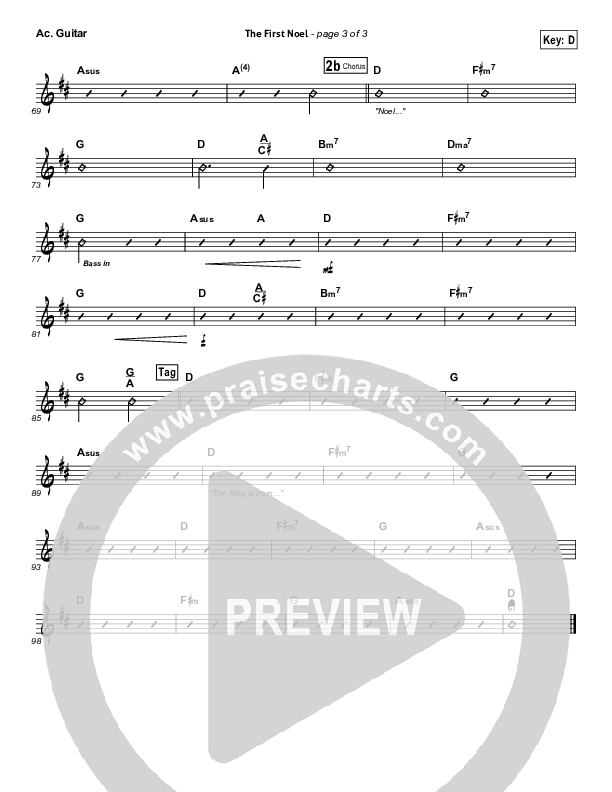 The First Noel Acoustic Guitar (Phil Wickham)