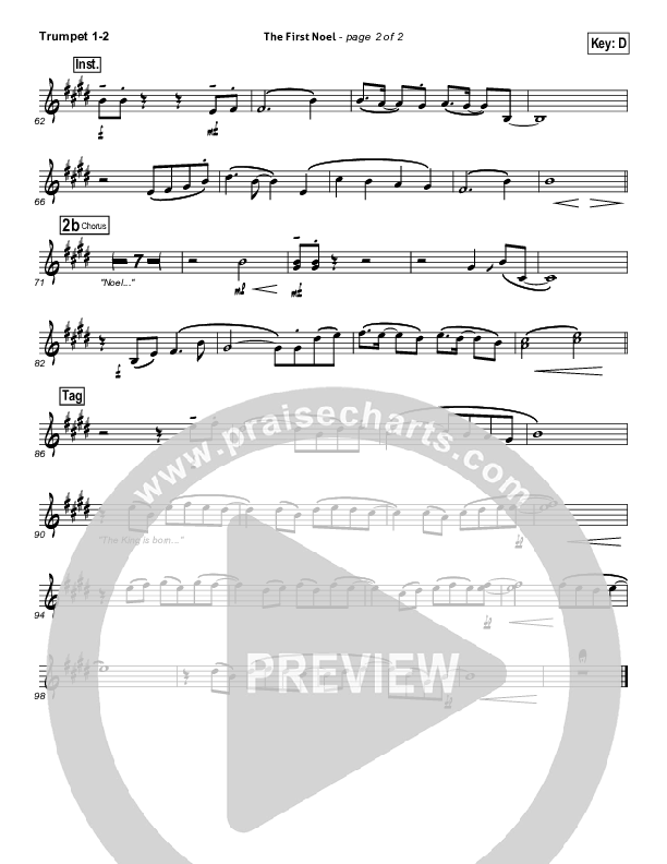 The First Noel Trumpet 1,2 (Phil Wickham)