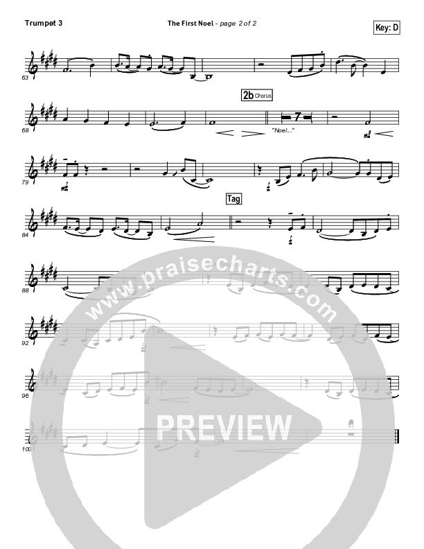 The First Noel Trumpet 3 (Phil Wickham)