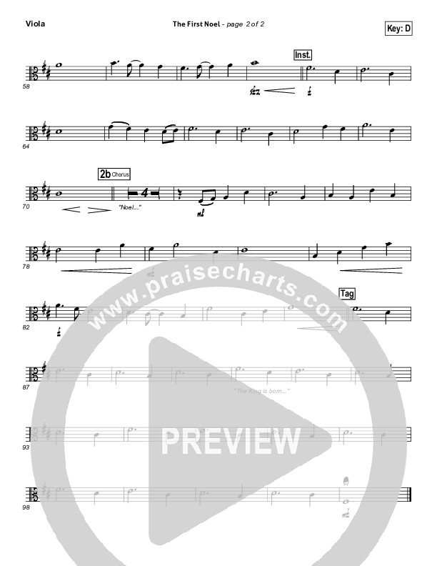 The First Noel Viola (Phil Wickham)