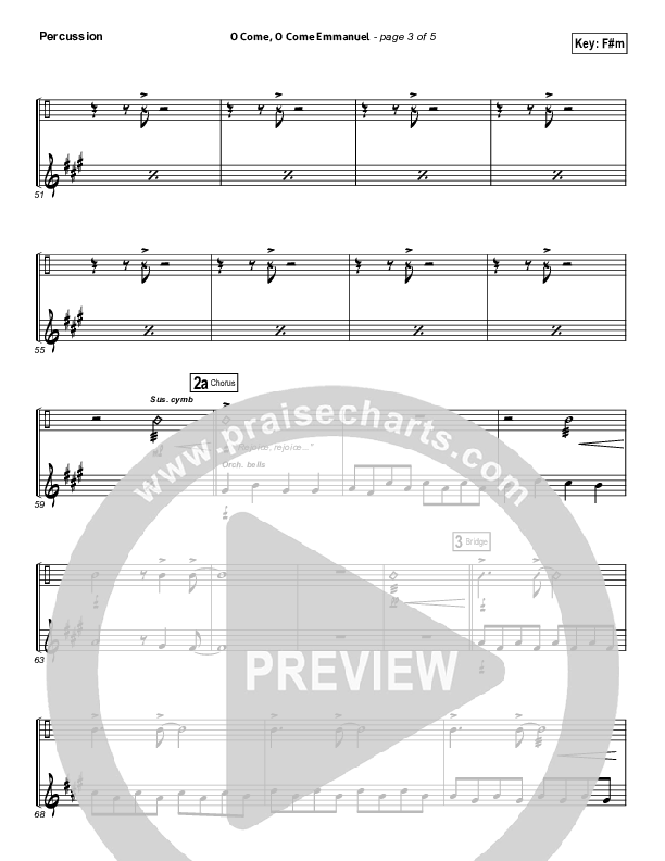 O Come O Come Emmanuel Percussion (Phil Wickham)