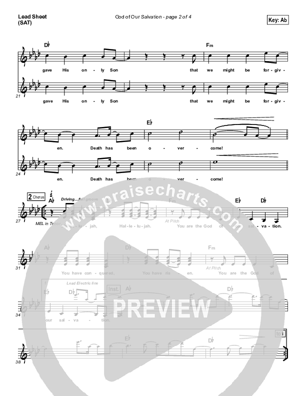 God Of Our Salvation Lead (SAT) (Phil Wickham)