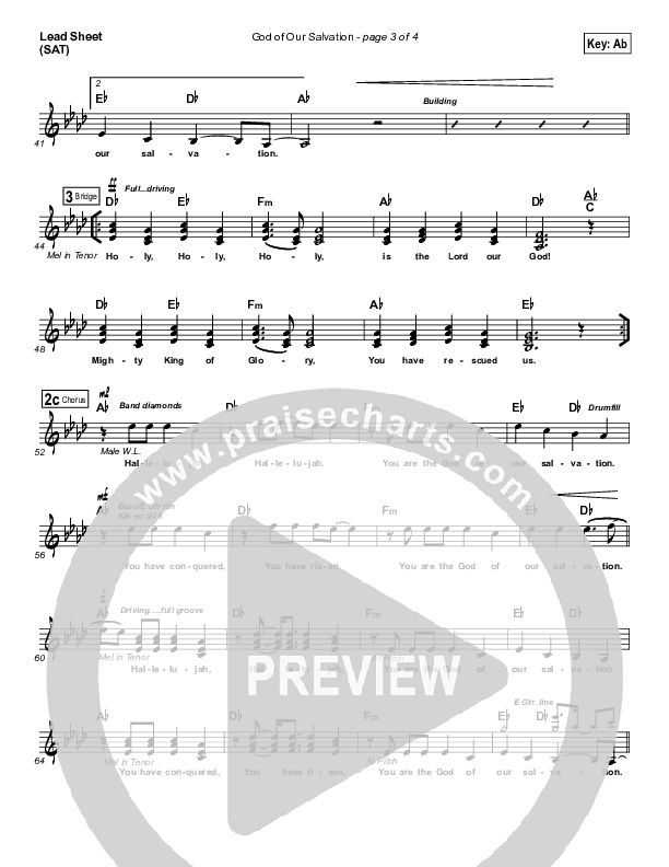 God Of Our Salvation Lead (SAT) (Phil Wickham)