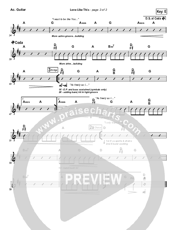 Love Like This Acoustic Guitar (OnceCaptive)