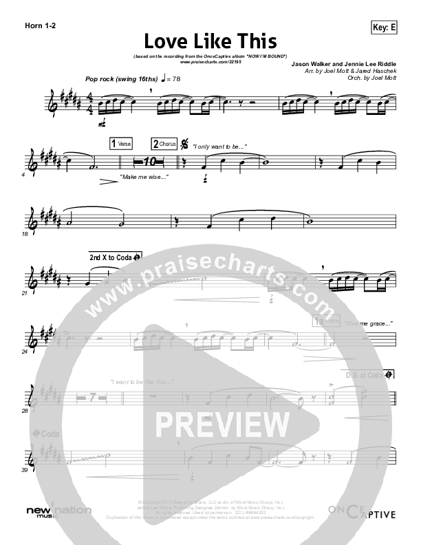 Love Like This French Horn 1/2 (OnceCaptive)