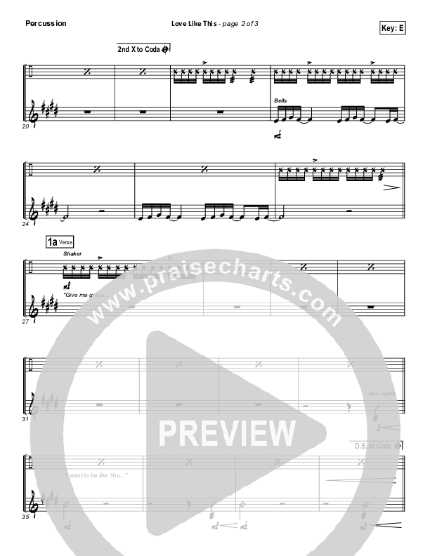 Love Like This Percussion (OnceCaptive)