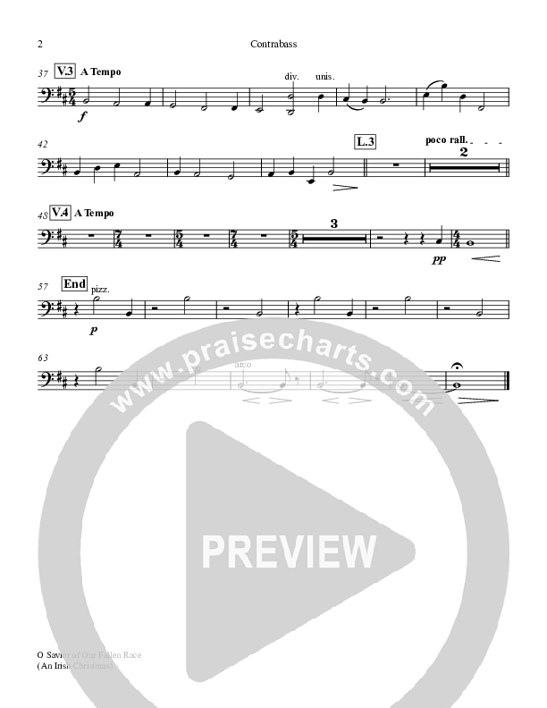 O Savior Of Our Fallen Race Contrabass (Keith & Kristyn Getty)