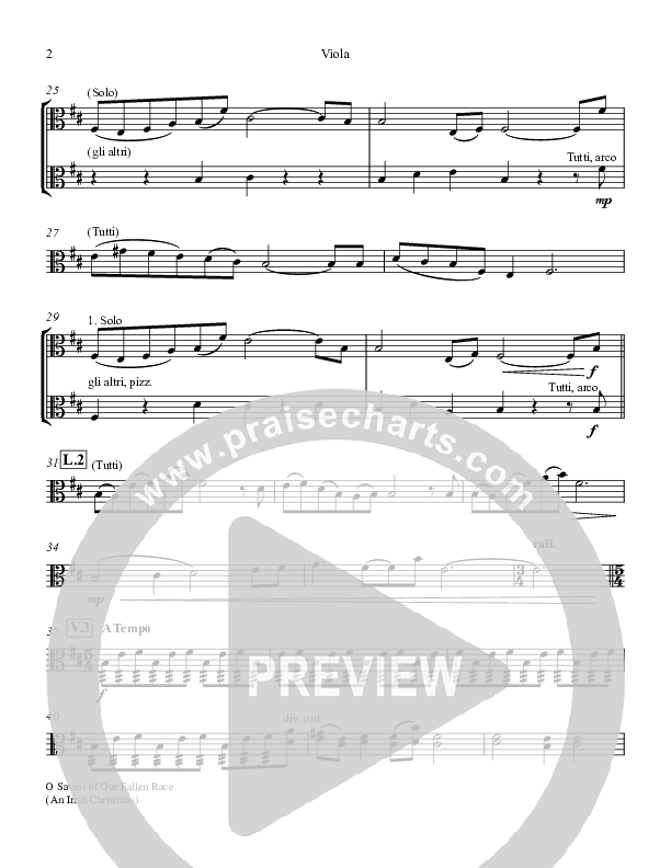 O Savior Of Our Fallen Race Viola (Keith & Kristyn Getty)