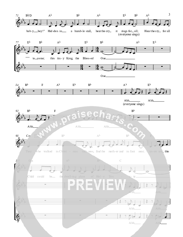 In The Stillness Lead Sheet (Cory Alstad / Toby McCrae)