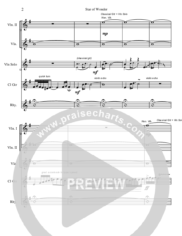 Star Of Wonder Conductor's Score (Frank Ralls)