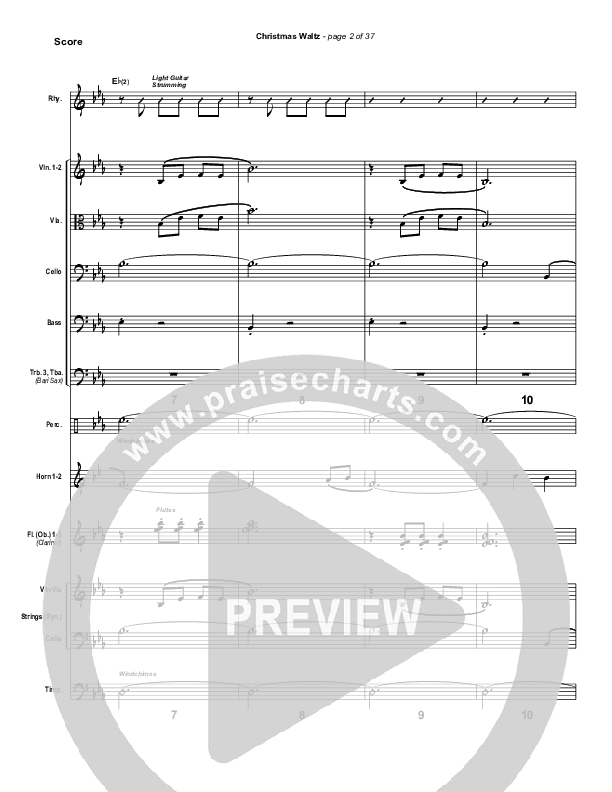 Christmas Waltz (Instrumental) Orchestration (Frank Ralls)