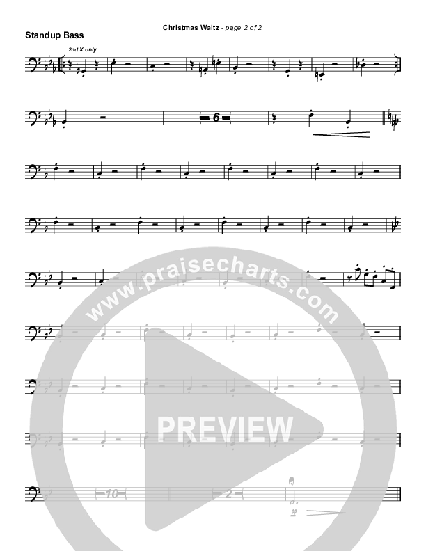 Christmas Waltz (Instrumental) Double Bass (Frank Ralls)